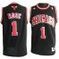 Revolution 30 Chicago Bulls 1 Derrick Rose Black Swingman Jersey Cheap