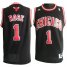 Revolution 30 Chicago Bulls 1 Derrick Rose Black Swingman Jersey Cheap