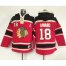 Chicago Blackhawks #18 Denis Savard Red Sawyer Hooded Sweatshirt Stitched NHL Jersey