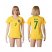 Womens Brazil #7 Hulk Home Soccer Country Jersey