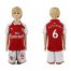 Arsenal #6 Koscielny Home Kid Soccer Club Jersey