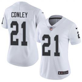 Nike Las Vegas Raiders #21 Gareon Conley White Womens Stitched NFL Vapor Untouchable Limited Jersey