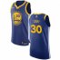 Mens Nike Golden State Warriors #30 Stephen Curry Blue NBA Authentic Icon Edition Jersey