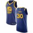Mens Nike Golden State Warriors #30 Stephen Curry Blue NBA Authentic Icon Edition Jersey