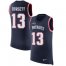 Nike New England Patriots #13 Phillip Dorsett Navy Blue Team Color Mens Stitched NFL Limited Rush Tank Top Jersey