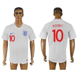 England #10 Rooney Home Thai Version Soccer Country Jersey
