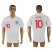 England #10 Rooney Home Thai Version Soccer Country Jersey