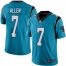 Nike Carolina Panthers #7 Kyle Allen Blue Mens Stitched NFL Limited Rush Jersey