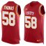 Nike Kansas City Chiefs #58 Derrick Thomas Red Team Color Mens Stitched NFL Limited Tank Top Jersey