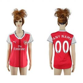 Womens Arsenal Personalized Home Soccer Club Jersey