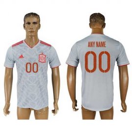 Spain Personalized Away Soccer Country Jersey