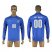 Italy Personalized Home Long Sleeve Soccer Country Jersey