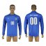 Italy Personalized Home Long Sleeve Soccer Country Jersey
