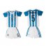 Argentina #5 Kranevitter Home Kid Soccer Country Jersey