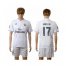 Real Madrid #17 Arbeloa White Home Soccer Club Jersey