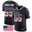 Nike Dallas Cowboys #55 Leighton Vander Esch Black Mens Stitched NFL Limited Rush USA Flag Jersey