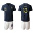France #13 Kante Home Soccer Country Jersey