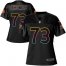 Nike Cleveland Browns #73 Joe Thomas Black Womens NFL Fashion Game Jersey