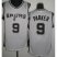 San Antonio Spurs 9# Tony Parker White Revolution 30 NBA Jerseys Cheap
