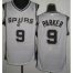 San Antonio Spurs 9# Tony Parker White Revolution 30 NBA Jerseys Cheap