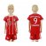 Bayern Munchen #9 Lewandowski Home Kid Soccer Club Jersey