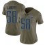 Nike Tennessee Titans #58 Harold Landry Olive Womens Stitched NFL Limited 2017 Salute to Service Jersey