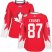 Team Canada #87 Sidney Crosby Red 2016 World Cup Womens Stitched NHL Jersey