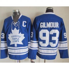 Toronto Maple Leafs #93 Doug Gilmour Blue CCM Throwback Third Stitched NHL Jersey