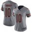 Nike Chicago Bears #10 Mitchell Trubisky Silver Womens Stitched NFL Limited Inverted Legend Jersey