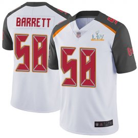 Nike Tampa Bay Buccaneers #58 Shaquil Barrett White Mens Super Bowl LV Bound Stitched NFL Vapor Untouchable Limited Jersey