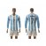 Argentina #7 Di Maria Home Long Sleeves Soccer Country Jersey