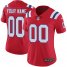 Nike New England Patriots Customized Red Alternate Stitched Vapor Untouchable Limited Womens NFL Jersey