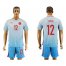 Turkey #12 Tekin Away Soccer Country Jersey