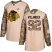 Adidas Chicago Blackhawks #92 Alexander Nylander Camo Authentic 2017 Veterans Day Stitched Youth NHL Jersey
