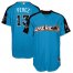 Kansas City Royals #13 Salvador Perez Blue 2017 All-Star American League Stitched Youth MLB Jersey