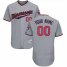 Minnesota Twins Majestic Road Flex Base Authentic Collection Custom Jersey Gray