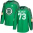 Adidas Boston Bruins #73 Charlie McAvoy adidas Green St. Patricks Day Authentic Practice Stitched NHL Jersey