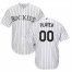 Colorado Rockies Majestic Home Cool Base Custom Jersey White
