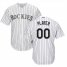 Colorado Rockies Majestic Home Cool Base Custom Jersey White