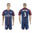 Paris Saint-Germain #3 Kimpembe Home Soccer Club Jersey