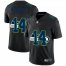 Seattle Seahawks #14 DK Metcalf Mens Nike Team Logo Dual Overlap Limited NFL Jersey Black
