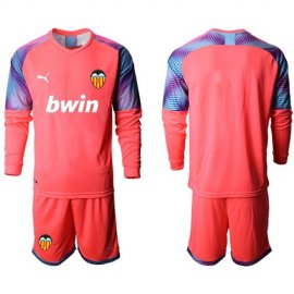 Valencia Blank Red Goalkeeper Soccer Club Jersey