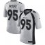 Nike Denver Broncos #95 Derek Wolfe Gray Mens Stitched NFL Limited Gridiron Gray II Jersey