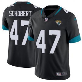 Nike Jacksonville Jaguars #47 Joe Schobert Black Team Color Mens Stitched NFL Vapor Untouchable Limited Jersey