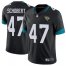 Nike Jacksonville Jaguars #47 Joe Schobert Black Team Color Mens Stitched NFL Vapor Untouchable Limited Jersey