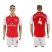 Arsenal #4 Mertesacker Home Soccer Club Jersey