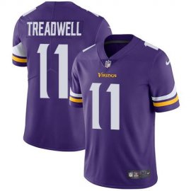 Nike Minnesota Vikings #11 Laquon Treadwell Purple Team Color Mens Stitched NFL Vapor Untouchable Limited Jersey