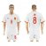 Spain #8 Xavi Away Soccer Country Jersey
