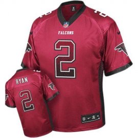 Nike Atlanta Falcons #2 Matt Ryan Red Team Color Youth Stitched NFL Elite Drift Fashion Jersey
