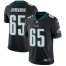 Nike Philadelphia Eagles #65 Lane Johnson Black Alternate Mens Stitched NFL Vapor Untouchable Limited Jersey